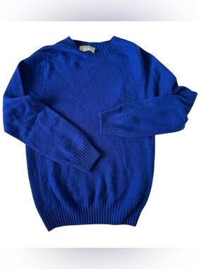 Barney’s New York Oficine Generale 100% Wool Cobalt Blue Sweater